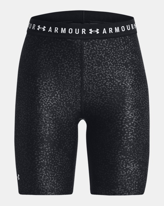 Shorts HeatGear® Armour Printed Bike para Mujer, Black, pdpMainDesktop image number 4